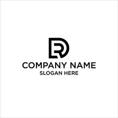 logo DR / vector DR / icon DR