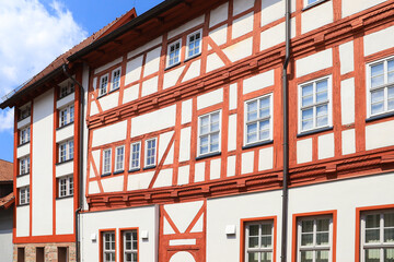 Obraz premium The town hall of Wasungen, Thuringia - Germany