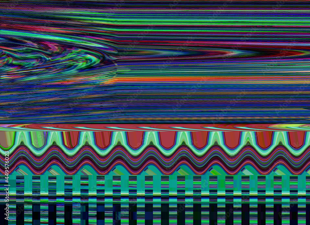 Poster glitch noise photo tv screen background computer error digital pixel noise abstract design photo gli