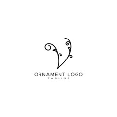 Obraz premium professional and minimal elegant abstract ornament logo