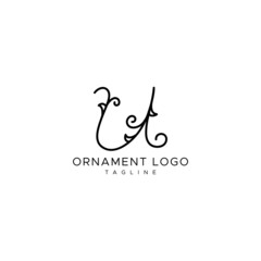 professional and minimal elegant abstract ornament logo