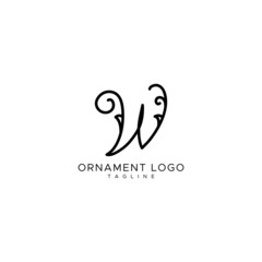 professional and minimal elegant abstract ornament logo