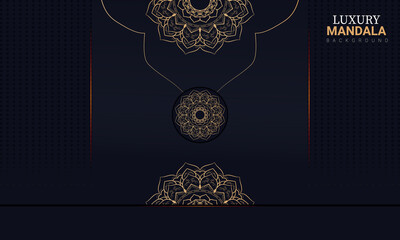 Fototapeta na wymiar Luxury mandala background design. A luxury decorative mandala background.