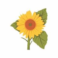 Sunflower Flower color clip art Design