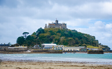 17th of June 2021, Cornwall, UK - St. Michael's mount England