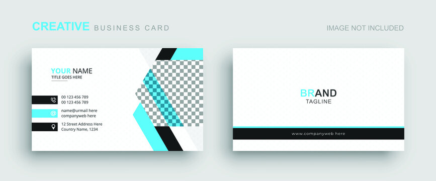 Business Card - Creative Business Card - Modern Business Card Template - Minimalist and Clean Business Card - Visiting Card