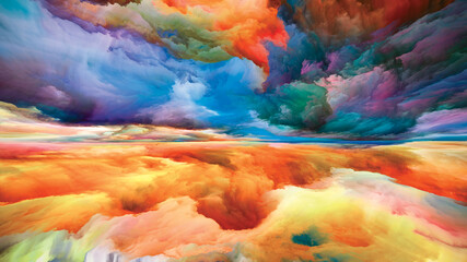 Obraz na płótnie Canvas Exploding Heaven and Earth