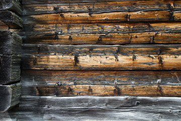 Alte Holzwand mit schöner Struktur