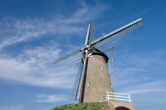 Windmill Maallust (1830) in Amerongen, Utrecht Province, The Netherlands