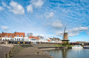 Windmill Rijn en lek in Wijk bij Duurstede, Utrecht Province, The Netherlands