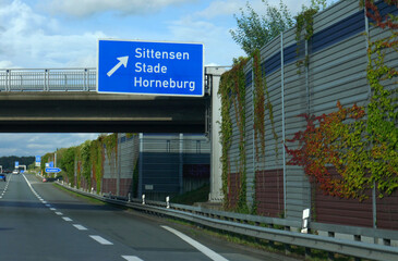 Autobahnausfahrt Sittensen