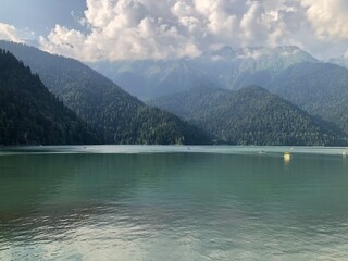 lake in the mountains
