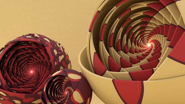 Sci-fi looking eyes with soft color ornament