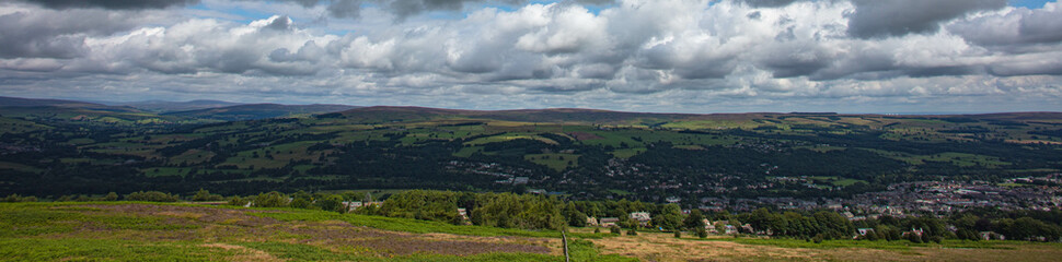 Fototapeta premium A walk on Ilkley Moor West Yorkshire