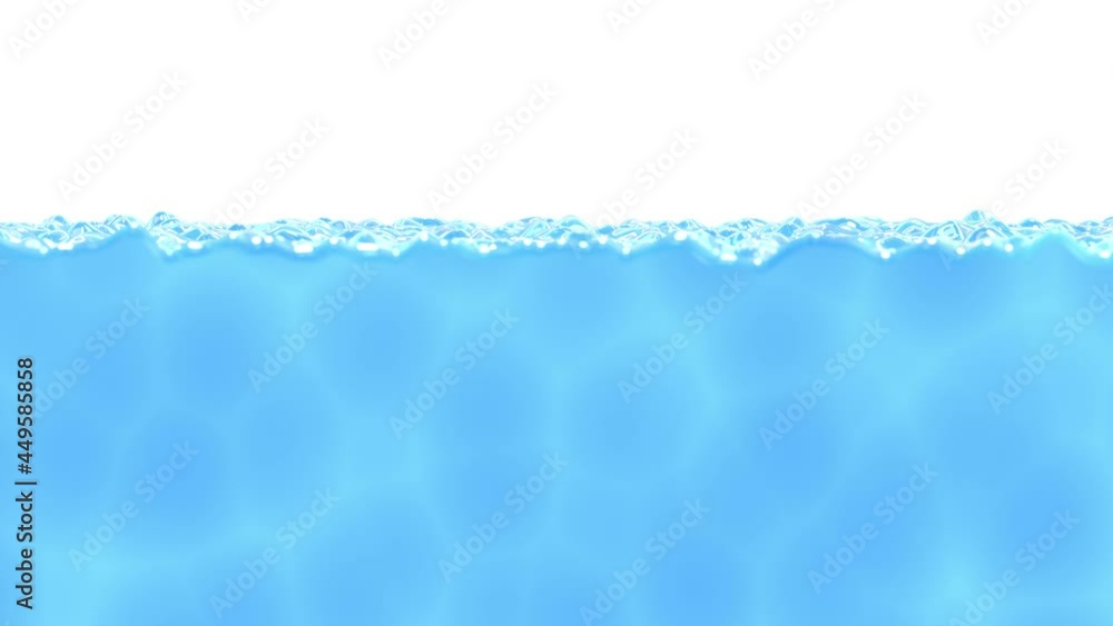 Poster realistic slow motion 3d animation of the blue water drain with caustics rendered in uhd with alpha 