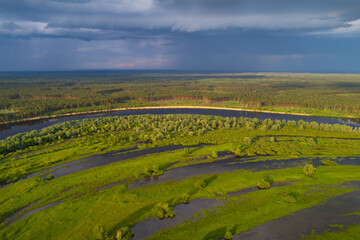 Fototapeta premium River Dnieper in Belarus
