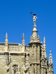 Fototapeta na wymiar Astorga with the Episcopal Palace