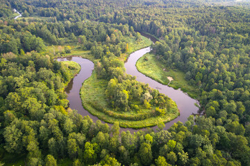 Belarusian aerial landscape