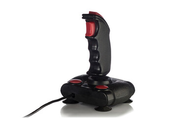 joystick isolated on white