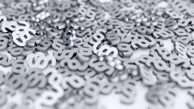Paragraphen Symbole - Thema Anwalt, Recht oder B&uuml;rokratie