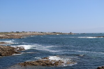 sea and rocks in Quiberon 