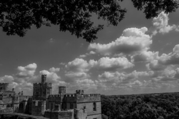 old castle in the clouds