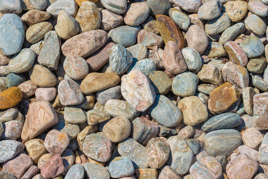 multiple roundish stones on the ground