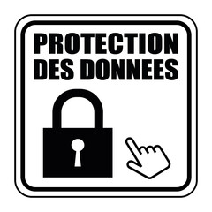 Logo protection des données.