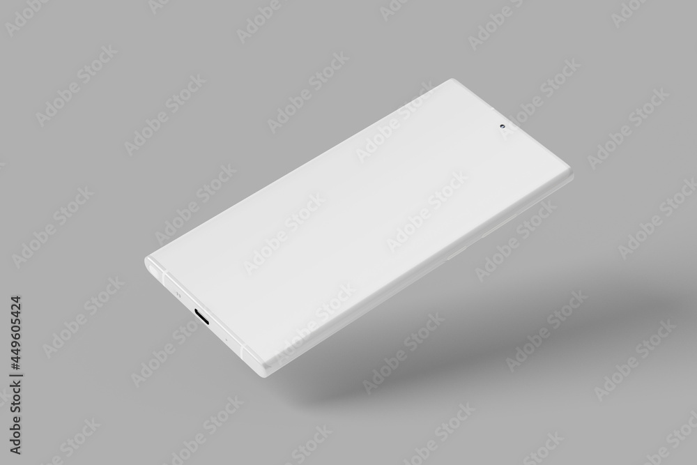 Aufkleber realistic smartphone mockup. cellphone frame with blank display isolated templates, phone different 