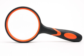 Magnifier for increasing objects on a white background