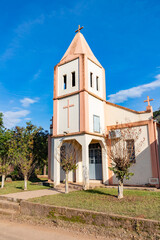 Fototapeta na wymiar Small church in countryside