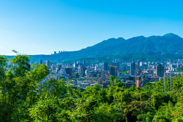 Obraz premium 台湾の観光名所を巡っている風景 Scenes from a tour of Taiwan's tourist attractions.