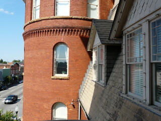Old home with a turret