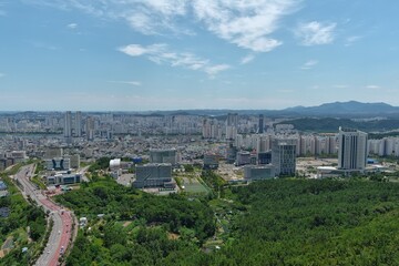 Fototapeta premium view of the city