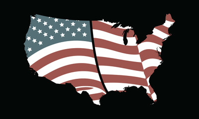 American Flag, Grung American Flag Design