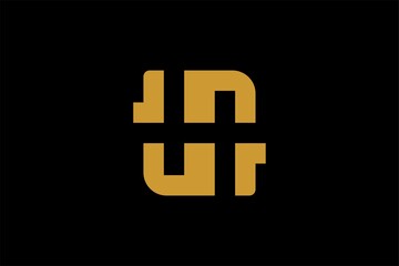 Obraz premium Letter H abstract logo design vector. H monogram sign.