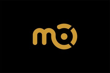 Letter MO logo design vector. Monogram M illustration design. Technology letter vector icon.