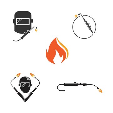 Welding Tool Vector Icon Design Illustration