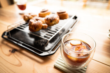 コーヒーとパン