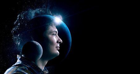 The universe within . Mixed media