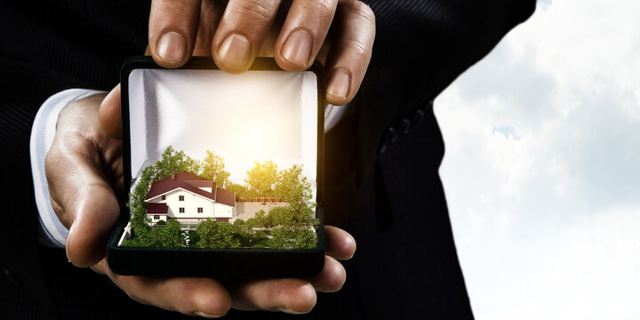 Real estate and construction industry concept