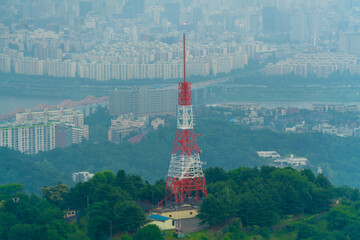 韓国のソウルの観光名所を旅行している風景 A scene from a trip to a tourist attraction in Seoul, South Korea.