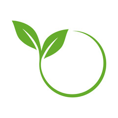 Green leaf logo