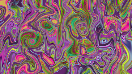 Abstract multi-colored fantasy liquid background