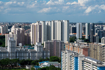Fototapeta na wymiar Singapore Cityscapes at Daytime