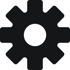 Vector Design Gear Logo For Business, Industrial, and Logo Design EPS 8 Editable Stroke