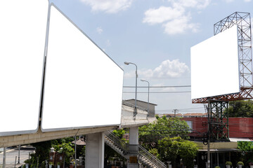 billboard blank for outdoor advertising poster or blank