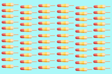 colorful ice cream sticks