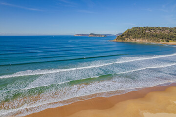 Winter morning at the beach