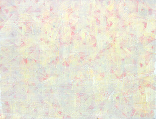 オレンジと黄色を白で塗りつぶしたアクリルテクスチャ